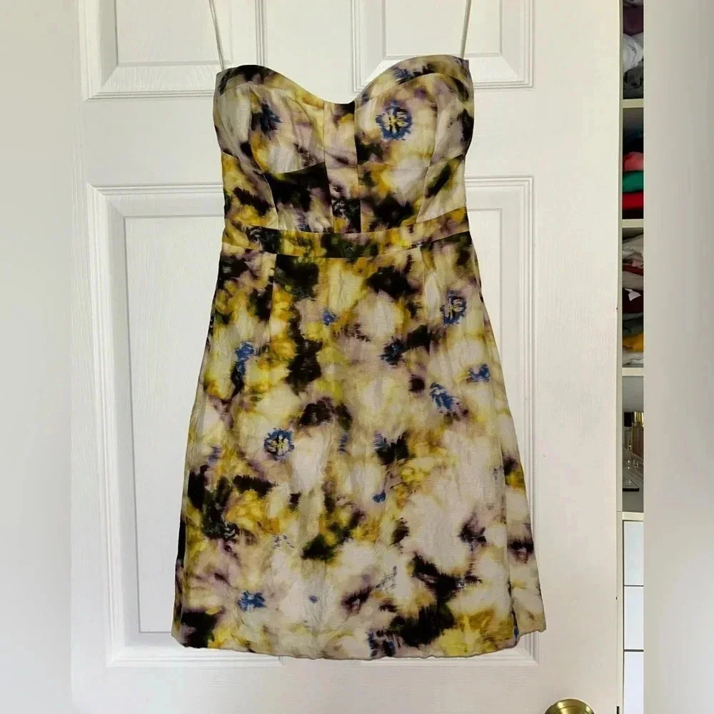 JCrew short strapless dress